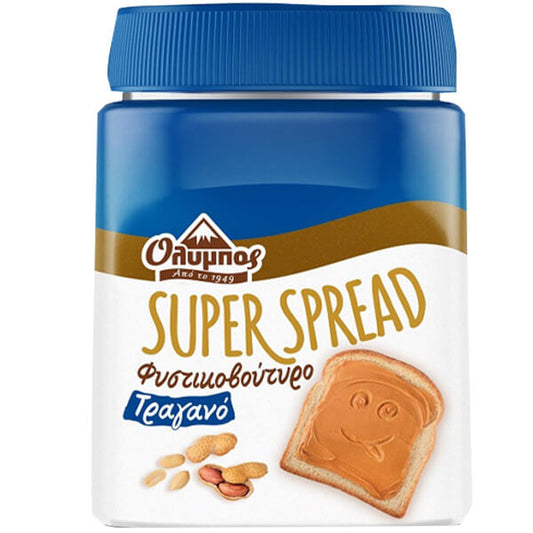 ΟΛΥΜΠΟΣ SUPERSPREAD ΦΥΣΤΙΚΟΒΟΥΤΥΡΟ 350gr. - (ΤΡΑΓΑΝΟ) (CRUNCHY)