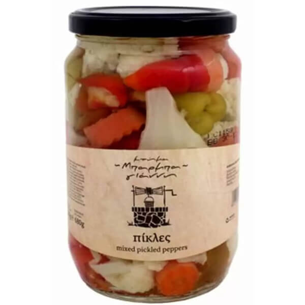 ΜΠΑΡΜΠΑ ΓΙΑΝΝΗΣ ΠΙΚΛΕΣ 680gr. - (ΒΑΖΟ)