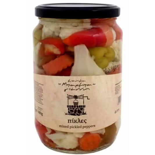 ΜΠΑΡΜΠΑ ΓΙΑΝΝΗΣ ΠΙΚΛΕΣ 680gr. - (ΒΑΖΟ)