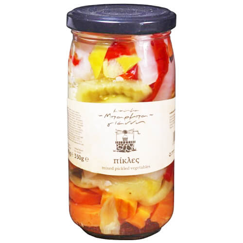 ΜΠΑΡΜΠΑ ΓΙΑΝΝΗΣ ΠΙΚΛΕΣ 350gr. - (ΒΑΖΟ)