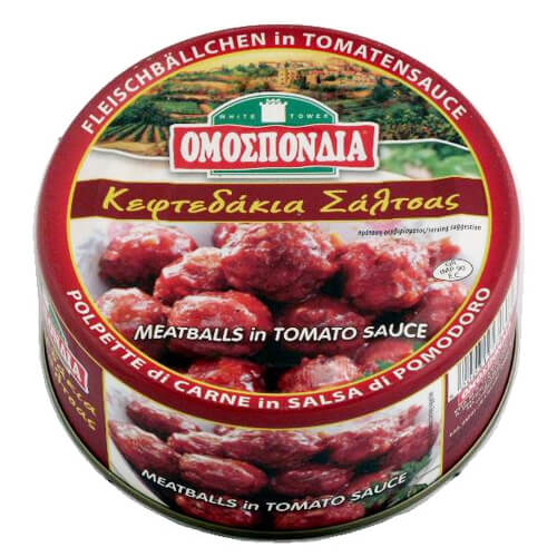 ΟΜΟΣΠΟΝΔΙΑ ΚΕΦΤΕΔΑΚΙΑ 280gr. - (ΣΕ ΣΑΛΤΣΑ ΝΤΟΜΑΤΑΣ)