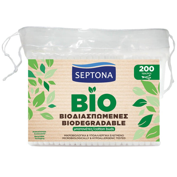 SEPTONA ΩΤΟΚΑΘΑΡΙΣΤΕΣ ΒΙΟΔ/ΝΟΙ (200τεμ.) - (ΣΑΚΟΥΛΑΚΙ)