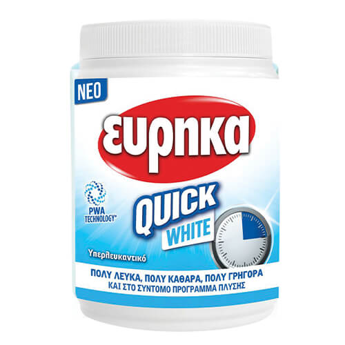 ΕΥΡΗΚΑ QUICK WHITE ΣΚΟΝΗ 400gr. - (ΒΑΖΟ)