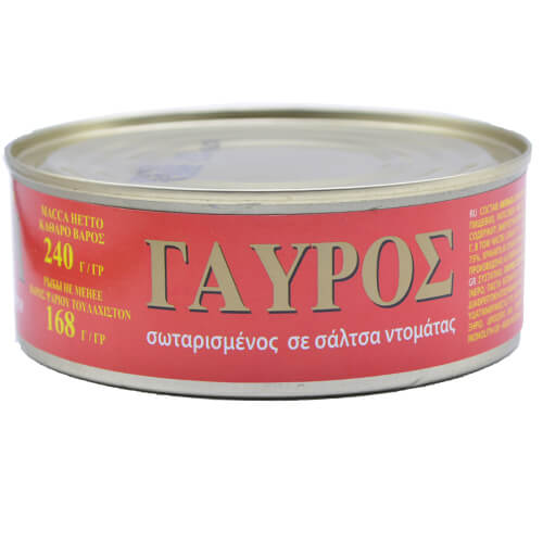 ΣΑΡΔΕΛΟΡΕΓΓΑ ΣΕ ΣΑΛΤΣΑ ΝΤΟΜΑΤΑΣ - (240gr.)
