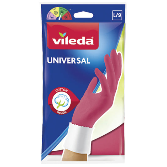 VILEDA ΓΑΝΤΙΑ UNIVERSAL - (ΡΟΖ) (LARGΕ)