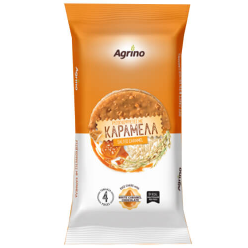 AGRINO ΡΥΖΟΓΚΟΦΡΕΤΕΣ ΜΕ ΕΠΙΚΑΛΥΨΗ 70gr - (ΚΑΡΑΜΕΛΑ & ΑΛΑΤΙ)