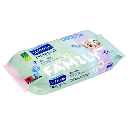 SEPTONA ΜΩΡΟΜΑΝΤΗΛΑ DERMASOFT (100τεμ.) - (FAMILY)