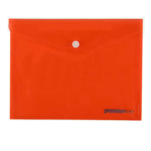 PREMIUM ΦΑΚΕΛΟΣ ME ΚΟΥΜΠΙ Α4 - (ΚΟΚΚΙΝΟ)