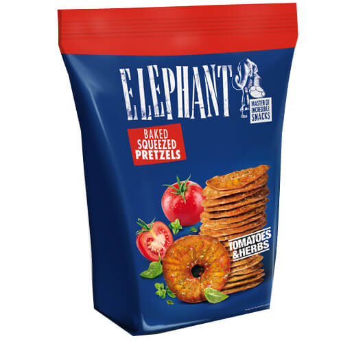 ELEPHANT MINI PRETZEL 70gr. - (ΝΤΟΜΑΤΑ & ΜΥΡΩΔΙΚΑ)
