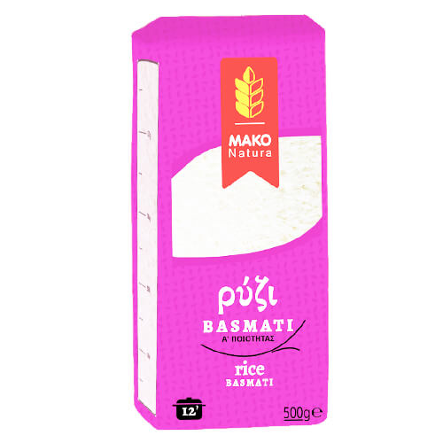 ΜΑΚΟ ΡΥΖΙ 500gr. - (BASMATI)
