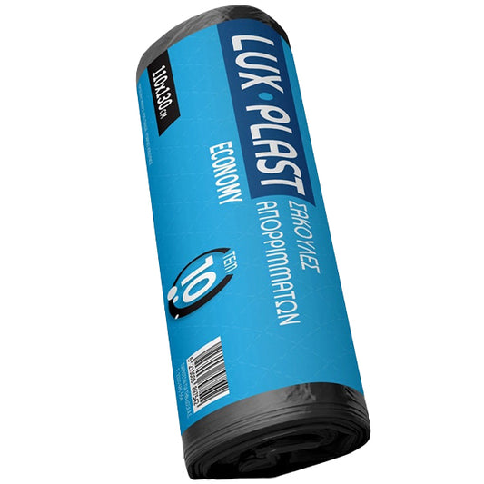 ΣΑΚΟΥΛΑ ΑΠΟΡΡΙΜΑΤΩΝ ΡΟΛΟ (10τεμ.) - (110x130cm) (LUX PLAST ECONOMY)