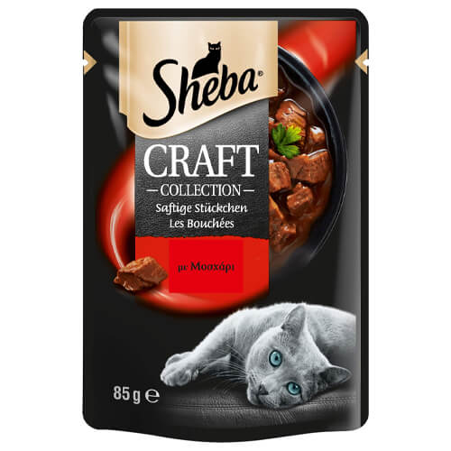 SHEBA ΓΑΤΟΤΡΟΦΗ 85gr. - (ΦΑΚΕΛΑΚΙ) (ΜΟΣΧΑΡΙ ΣΕ ΣΑΛΤΣΑ)