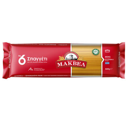 ΜΑΚΒΕΛ 500gr. - (ΣΠΑΓΓΕΤΙ Νο 6)