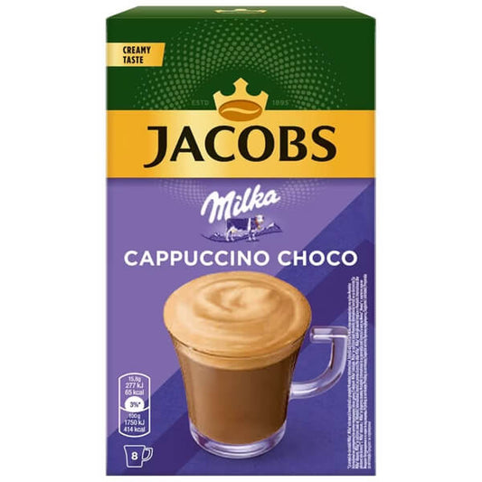 JACOBS STICKS CAPPUCCINO (8τεμ. x 15,8gr.) - (MILKA CHOCO)