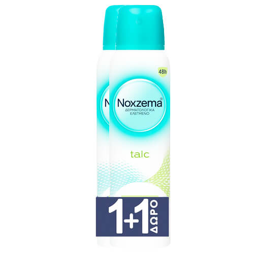 NOXZEMA ΑΠΟΣΜΗΤΙΚΟ 150ml - (TALC) (1+1 ΔΩΡΟ)
