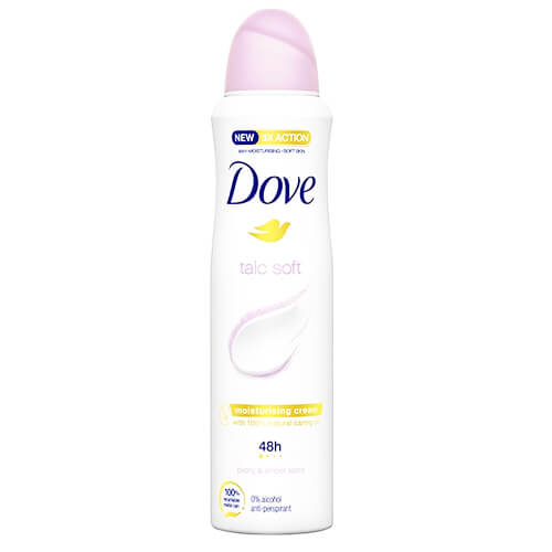 DOVE DEO SPRAY 150ml - (TALC SOFT/POWDER)