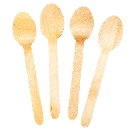 ΒΙΟΔΙΑΣΠΩΜΕΝΑ ΞΥΛΙΝΑ ΚΟΥΤΑΛΙΑ ΦΑΓΗΤΟΥ (FSC) 16cm (100τεμ.) - (BIO)