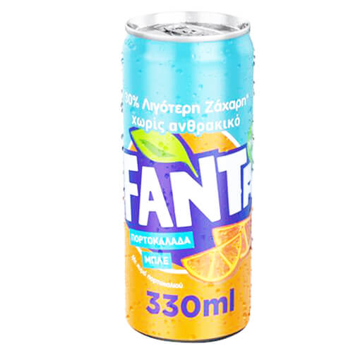 FANTA ΠΟΡΤΟΚΑΛΑΔΑ ΜΠΛΕ 330ml