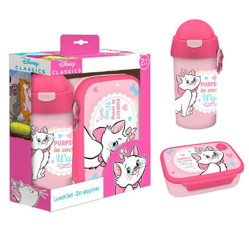 ΦΑΓΗΤΟΔΟΧΕΙΟ & ΠΑΓΟΥΡΙ ΠΛΑΣΤΙΚΟ ΣΕΤ - (MARIE CAT) (563077)