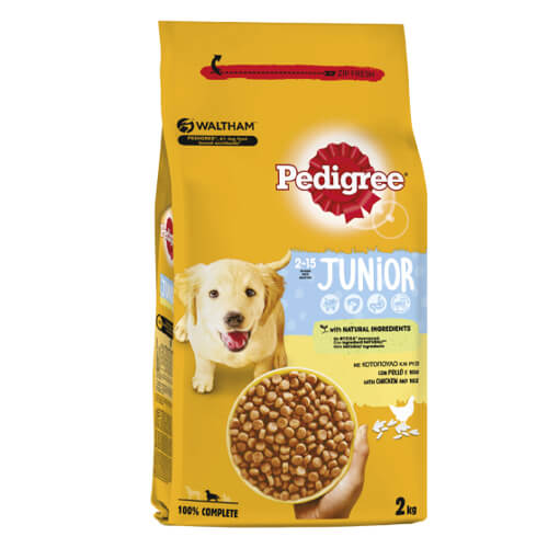 PEDIGREE JUNIOR ΣΚΥΛΟΤΡΟΦΗ ΚΡΟΚΕΤΑ 2kg - (ΠΟΥΛΕΡΙΚΑ & ΛΑΧΑΝΙΚΑ)