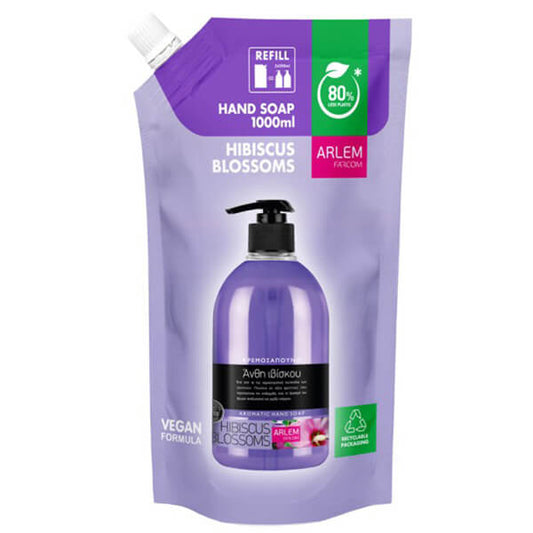 FARCOM ARLEM ΚΡΕΜΟΣΑΠΟΥΝΟ 1lit - (DOYPACK) (ΑΝΘΗ ΙΒΙΣΚΟΥ)