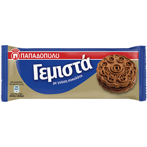ΠΑΠΑΔΟΠΟΥΛΟΥ ΓΕΜΙΣΤΑ 58gr. - (ΣΟΚΟΛΑΤΑ)