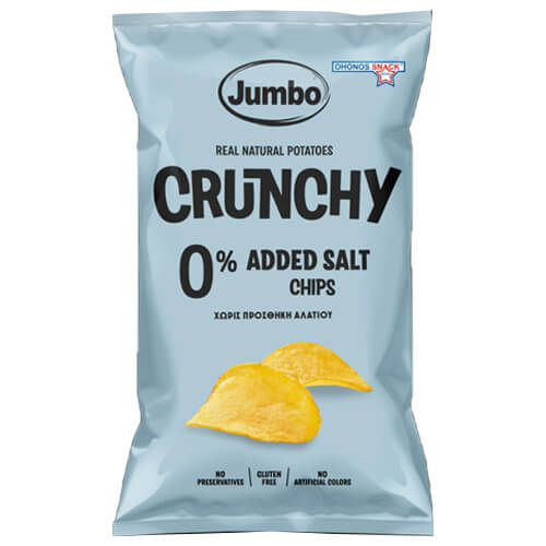 JUMBO CRUNCHY CHIPS 90gr. - (χωρίς αλατι) (84809)