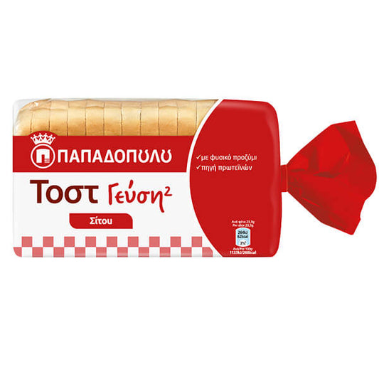ΠΑΠΑΔΟΠΟΥΛΟΥ ΤΟΣΤ ΓΕΥΣΗ 2 325gr. - (ΣΙΤΟΥ)