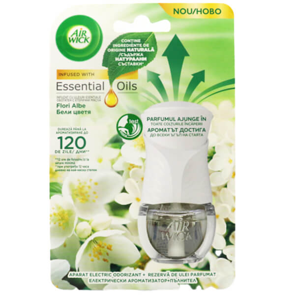 AIR WICK ΣΥΣΚΕΥΗ + ΑΝΤ/ΚΟ 19ml - (FRESSIA & JASMINE)
