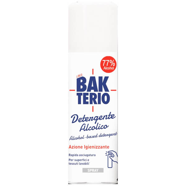BAKTERIO SPRAY ΕΠΙΦΑΝΕΙΩΝ 150ml - (77% ALCOHOL)