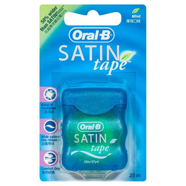ORAL-B ΟΔΟΝΤΙΚΟ ΝΗΜΑ SATIN TAPE 25m - (MINT)