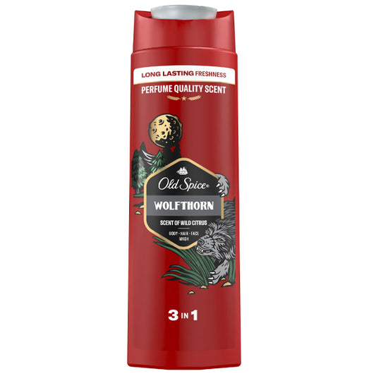 OLD SPICE SHOWER GEL 400ml - (WOLFTHORN)