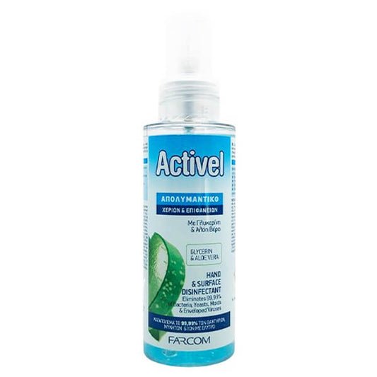 FARCOM ACTIVEL ΛΟΣΙΟΝ 100ml - (ΑΠΟΛΥΜΑΝΤΙΚΟ ΧΕΡΙΩΝ ΚΑΙ ΕΠΙΦΑΝΕΙΩΝ)