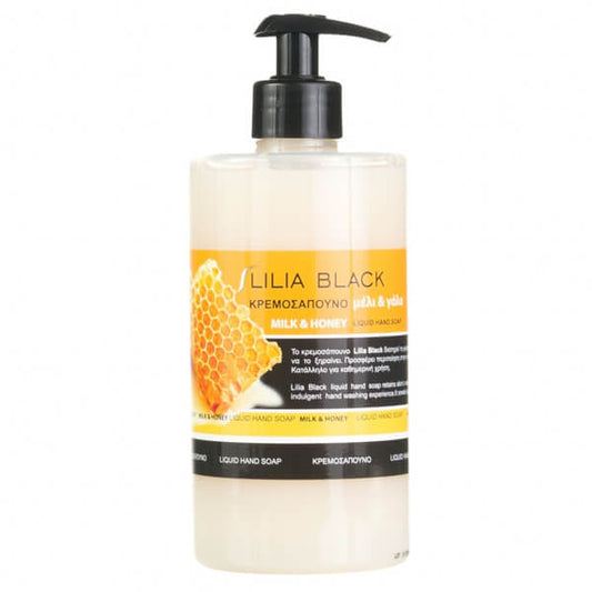 LILIA BLACK ΚΡΕΜΟΣΑΠΟΥΝΟ ΑΝΤΛΙΑ 550ml - (ΜΕΛΙ ΚΑΙ ΓΑΛΑ)