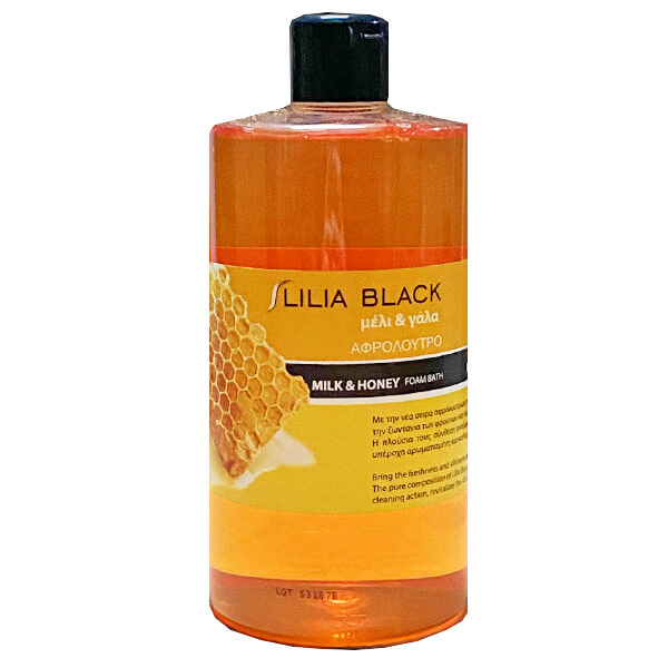LILIA BLACK ΑΦΡΟΛΟΥΤΡΟ 800ml - (ΜΕΛΙ ΚΑΙ ΓΑΛΑ)