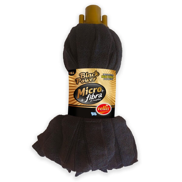 VELLIS ΣΦΟΥΓΓΑΡΙΣΤΡΑ ΜΙΚΡΟΦΙΜΠΡΑ ΜΕ ΛΩΡΙΔΕΣ BLACK POWER