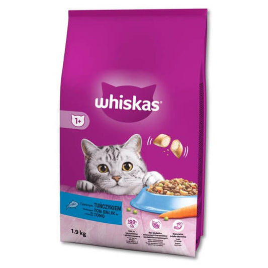 WHISKAS ΓΑΤΟΤΡΟΦΗ ADULT ΓΕΜΙΣΤΗ ΚΡΟΚΕΤΑ 1,9kg - (ΤΟΝΟΣ)