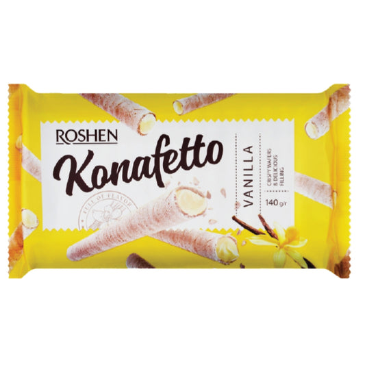 ROSHEN KONAFETTO ΠΟΥΡΑΚΙΑ 140gr. - (VANILLA)