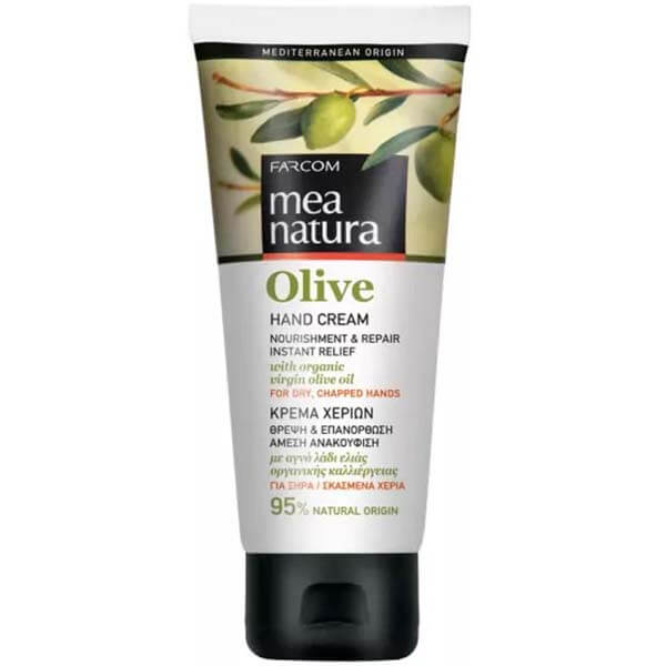FARCOM MEA NATURA OLIVE ΚΡΕΜΑ ΧΕΡΙΩΝ 100ml - (ΞΗΡΑ/ΣΚΑΣΜΕΝΑ)