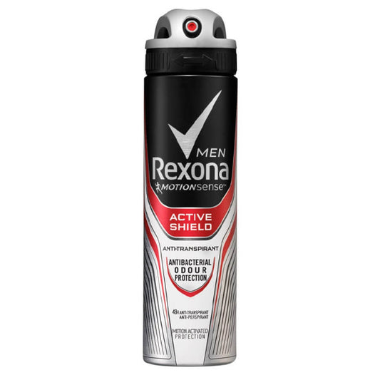 REXONA SPRAY MEN 150ml - (ACTIVE SHIELD ANTIBACTERIAL)