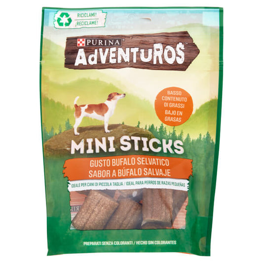 PURINA ADVENTUROS ΣΚΥΛΟΤΡΟΦΗ STICKS 90gr. - (ΒΟΥΒΑΛΙ)