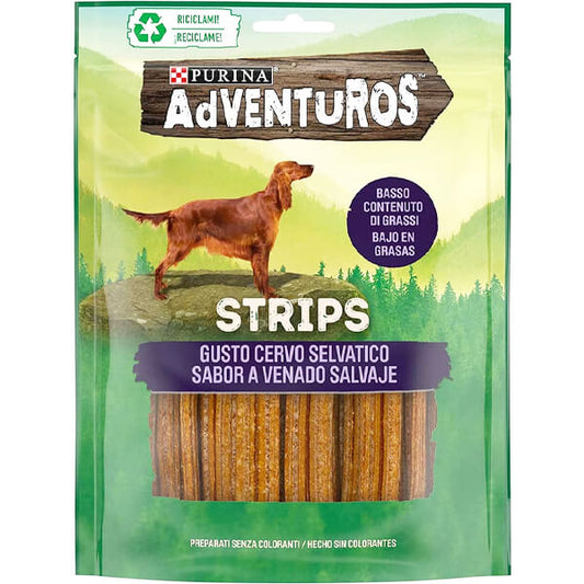 PURINA ADVENTUROS ΣΚΥΛΟΤΡΟΦΗ STRIPS 90gr. - (ΕΛΑΦΙ)