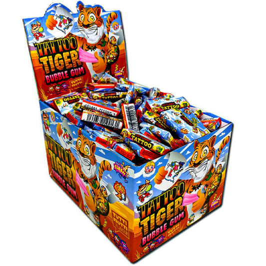 ΤΣΙΧΛΑ ΤΙΓΡΗΣ + ΤΑTΤΟΟ (ΓΕΥΣΗ ΦΡΟΥΤΩΝ) (200x4gr.)