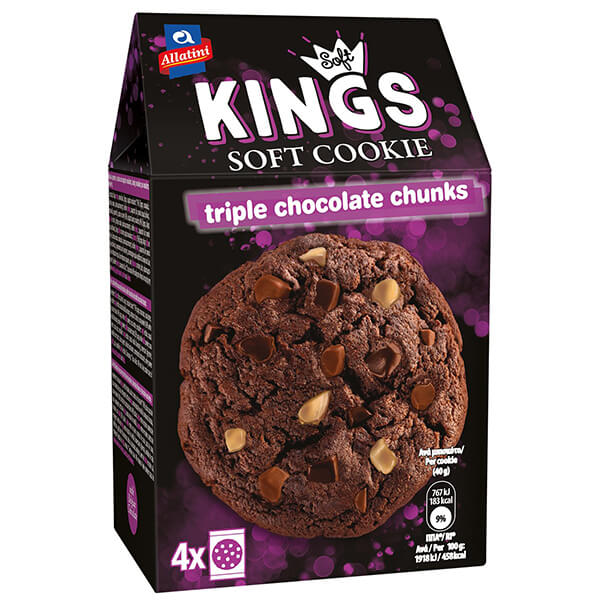 ΑΛΛΑΤΙΝΗ SOFT KINGS COOKIE 160gr. - (ΤΡΕΙΣ ΣΟΚΟΛΑΤΕΣ)