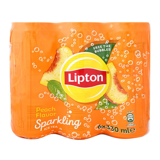 LIPTON SPARKLING ICE TEA (6x330ml) - (ΡΟΔΑΚΙΝΟ)