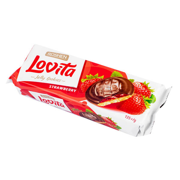 ROSHEN LOVITA JELLY COOKIES 135gr - (ΦΡΑΟΥΛΑ)