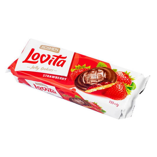 ROSHEN LOVITA JELLY COOKIES 135gr - (ΦΡΑΟΥΛΑ)