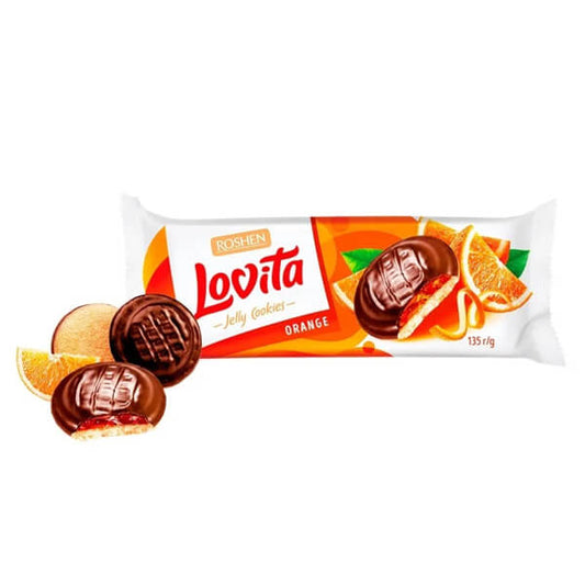 ROSHEN LOVITA JELLY COOKIES 135gr - (ΠΟΡΤΟΚΑΛΙ)