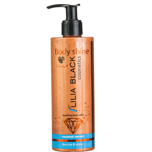 LILIA BLACK SHINE ΓΑΛΑΚΤΩΜΑ ΣΩΜΑΤΟΣ 300ml - (COCONUT SUNSET) (ΑΝΤΛΙΑ)
