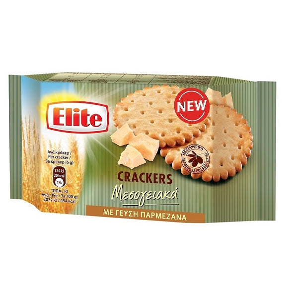 ELITE CRACKERS ΜΕΣΟΓ/ΚΑ 105gr. - (ΠΑΡΜΕΖΑΝΑ)